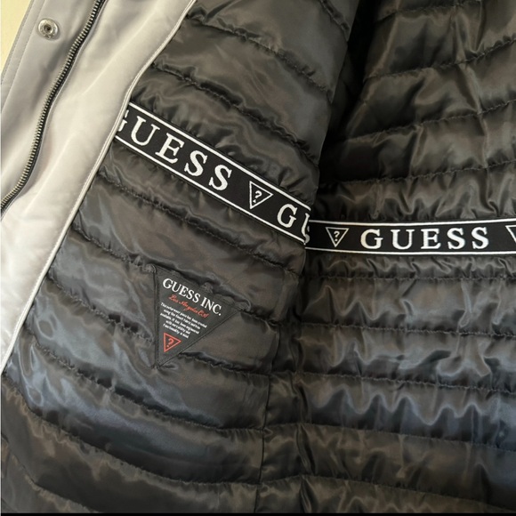 Guess Faux Fur Trimmed Hooded Parka - Picture 2 of 11